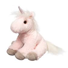 Douglas Cuddle Toys - Lexie Pink Sitting Unicorn