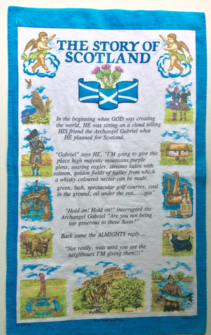 Glen Appin Tea Towel - Story Of Scotland
