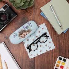 Wrendale Glasses Case - Love And Hedgehugs