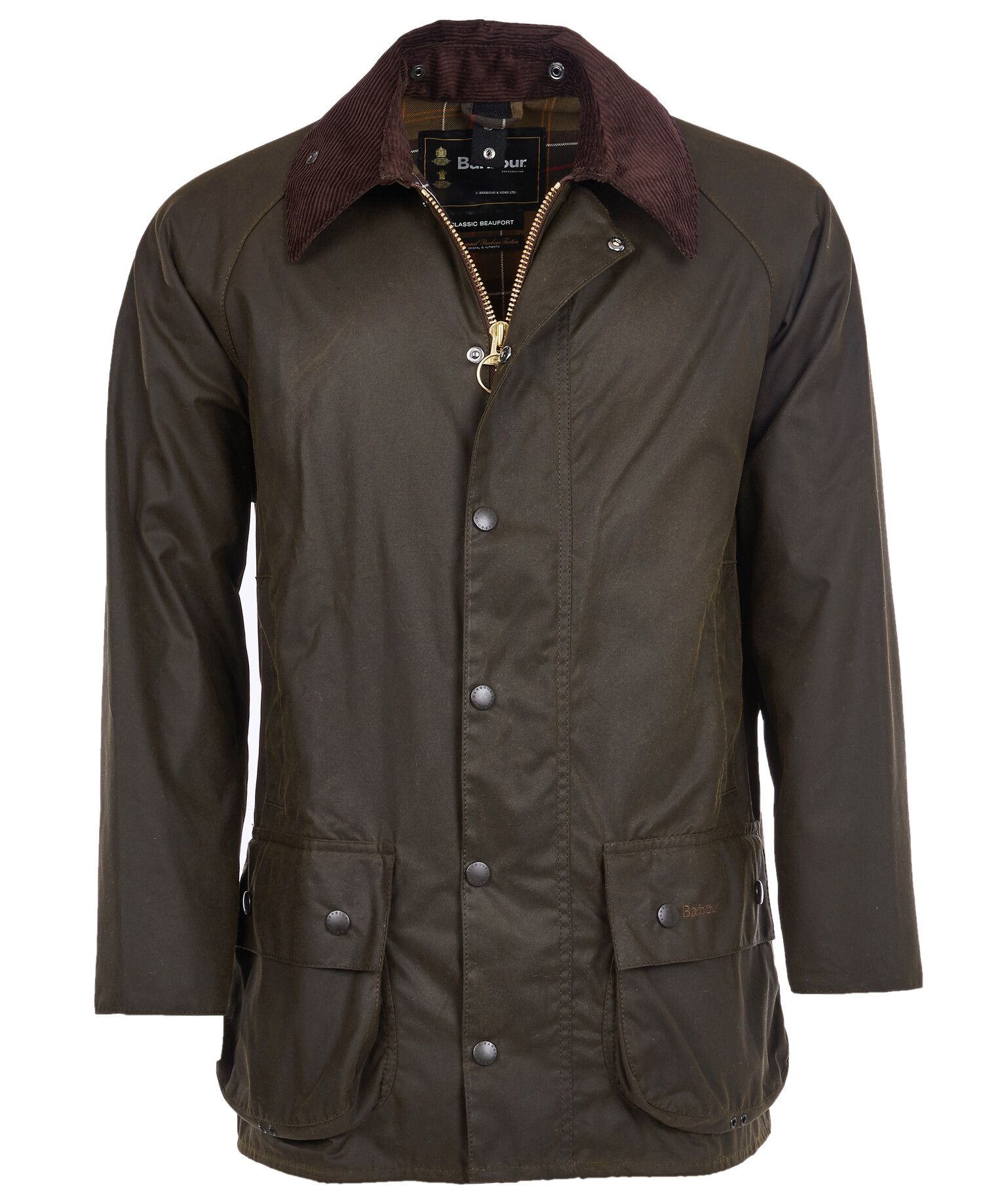 Barbour Classic Men's Beaufort Wax Jacket - Olive – Fergus