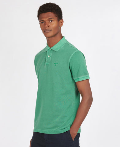 Barbour Washed Sports Polo - Turf