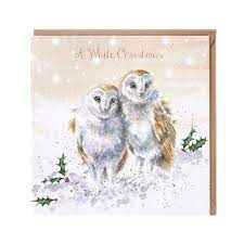 Wrendale Christmas Card - A White Christmas