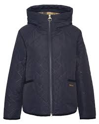 Barbour Glamis Quilted Jacket - Dark Navy