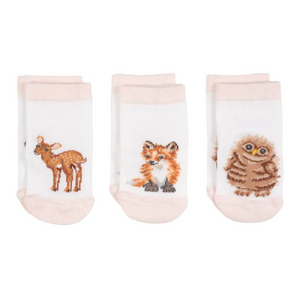 Wrendale Baby Sock - Forest