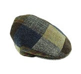 Glen Appin Country Flat Cap - Patchwork Harris Tweed