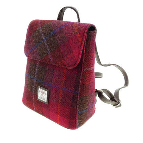 Glen Appin Harris Tweed Mini Backpack
