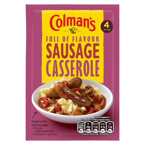 Colman's Sausage Casserole