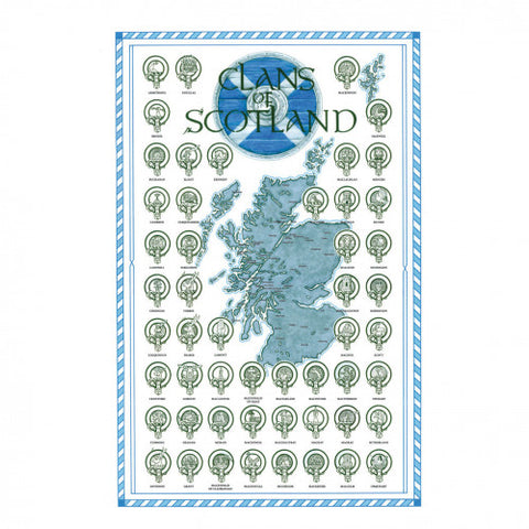 Glen Appin Tea Towel - Clans of Scotland