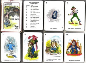 Gibsons Alice In Wonderland Card Game