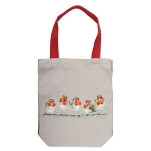 Wrendale Robin Canvas Tote Bag
