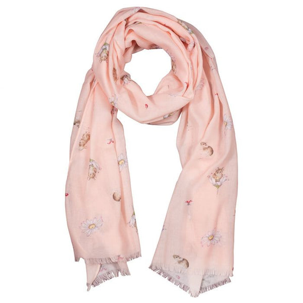Wrendale Everyday Scarf - Mouse And Daisy