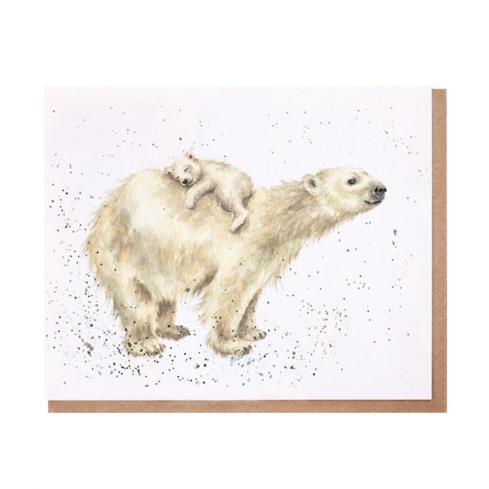 Wrendale Card - Bear Hugs (Blank)