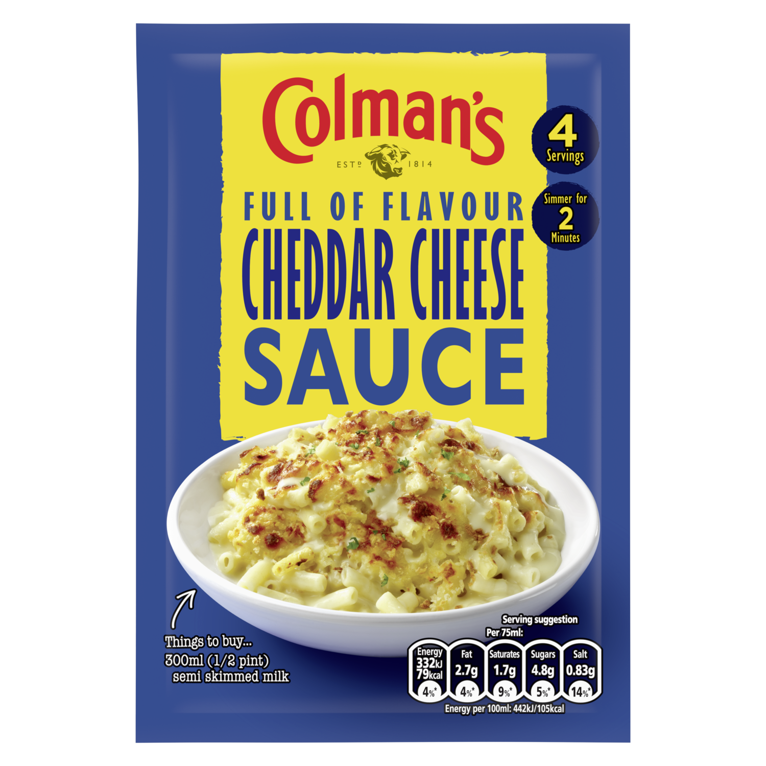 Colman’s Cheddar Cheese Sauce