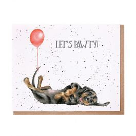 Wrendale Card - Let’s Pawty