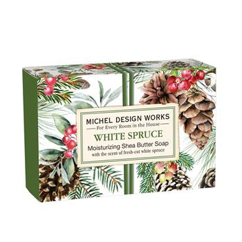 Michel Design White Spruce Boxed Soap