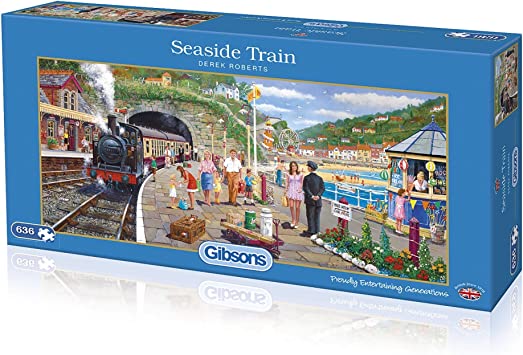 Gibsons Seaside Train Puzzle