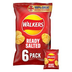 Walkers Ready Salted - 6Pack