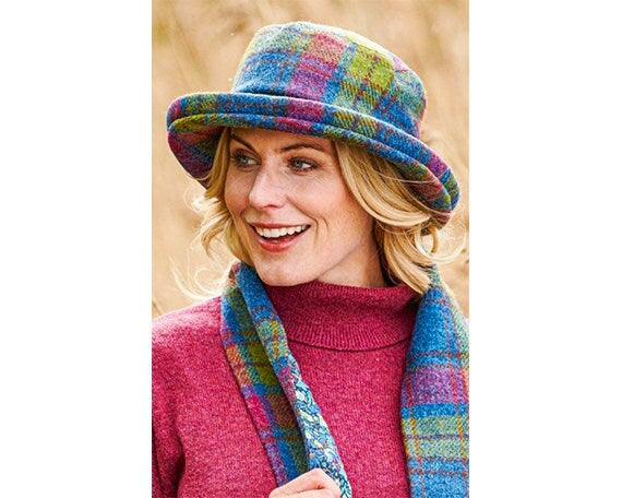Harris Tweed Ladies One Size Cloche Hat