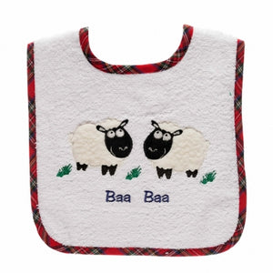 Glen Appin Baa Baa Sheep Embroidered Bib