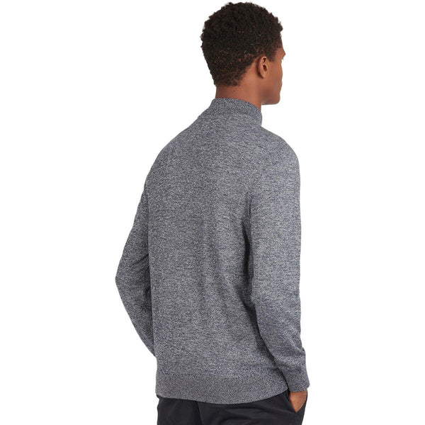 Barbour Navy Sports Half Zip Sweater