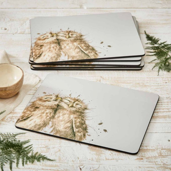 Wrendale Owl Placemats - 4pk