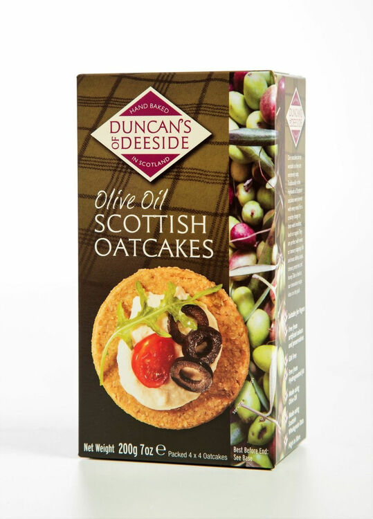 Duncan's of Deeside Scottish Oatcakes Olive Oil