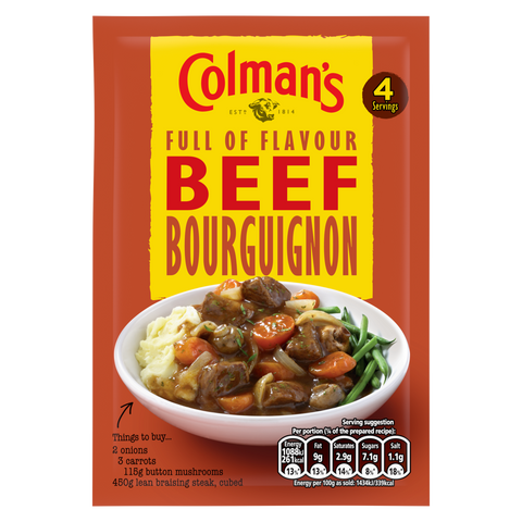 Colman's Beef Bourguignon