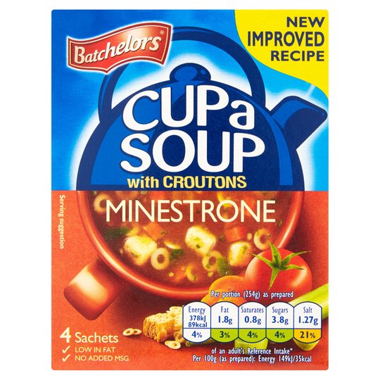 Batchelors Cup a Soup Minestrone