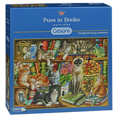 Gibsons Puss In Books Puzzle