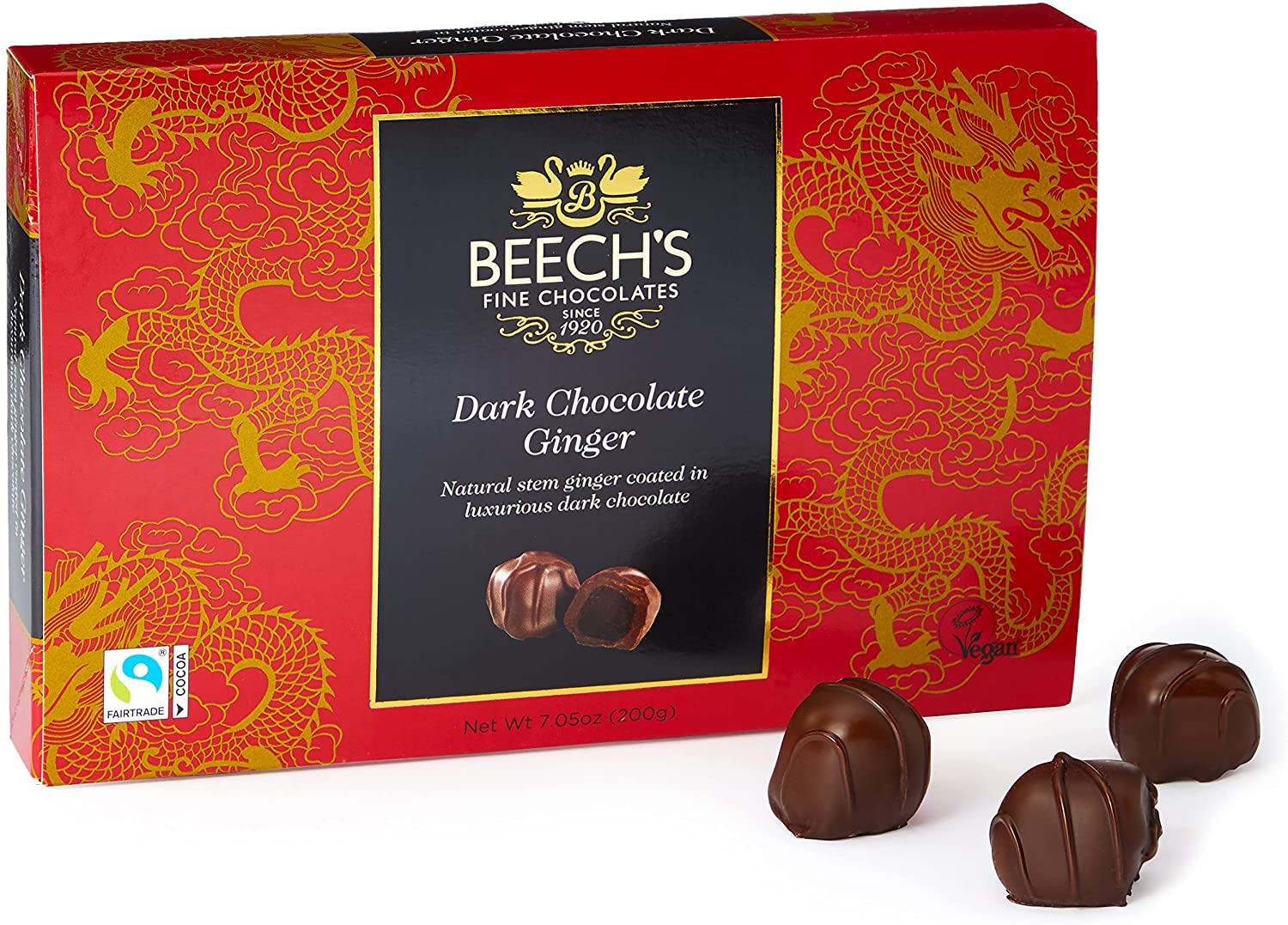 Beech’s Dark Chocolate Ginger - 200g