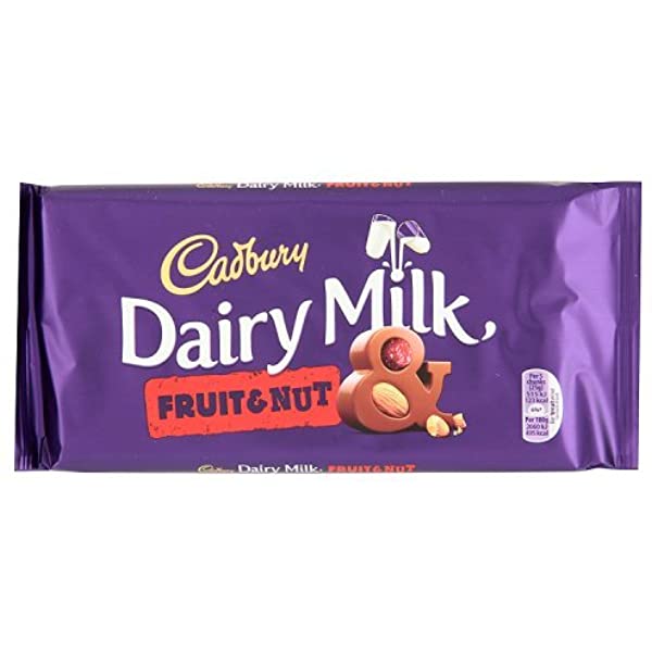 Cadbury Dairy Milk Fruit and Nut  180g