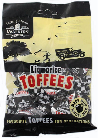 Walkers Liquorice Toffees Bag