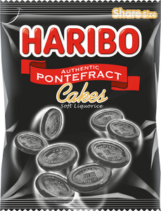 Haribo Authentic Pontefract Cakes Soft Liquorice