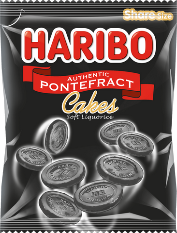 Haribo Authentic Pontefract Cakes Soft Liquorice