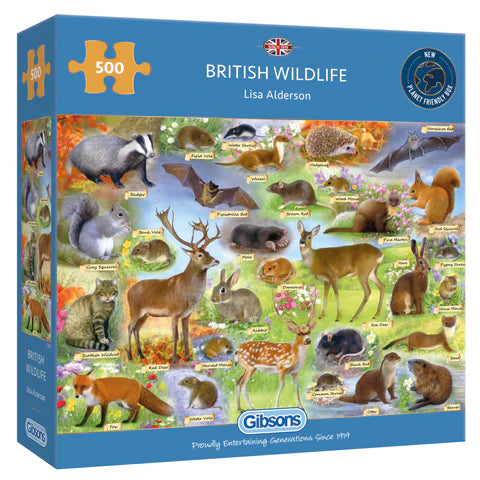 Gibsons British Wildlife Puzzle