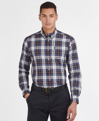Barbour Brown Highland Tailored Check 39 Shirt