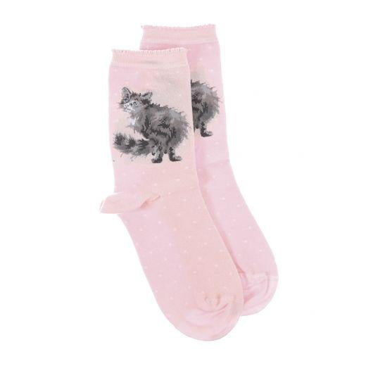 Wrendale Socks - Glamour Puss Cat
