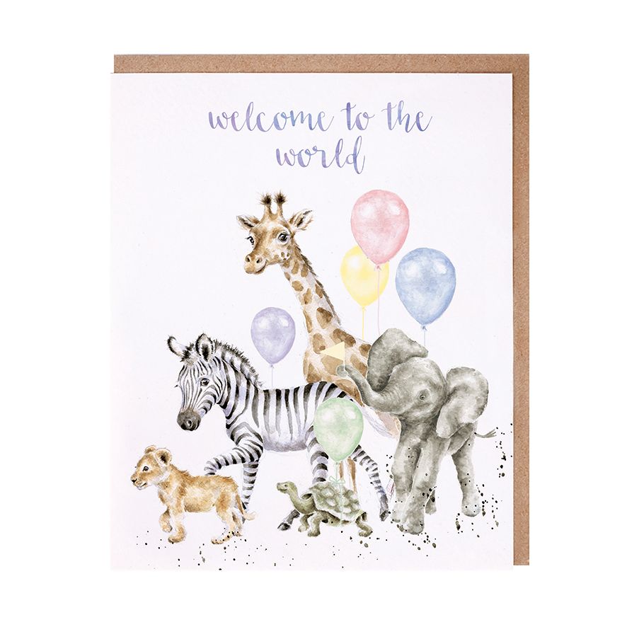 Wrendale Card - Welcome to the World
