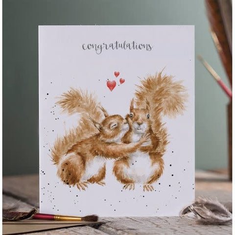 Wrendale Card - Nuts About Each Other
