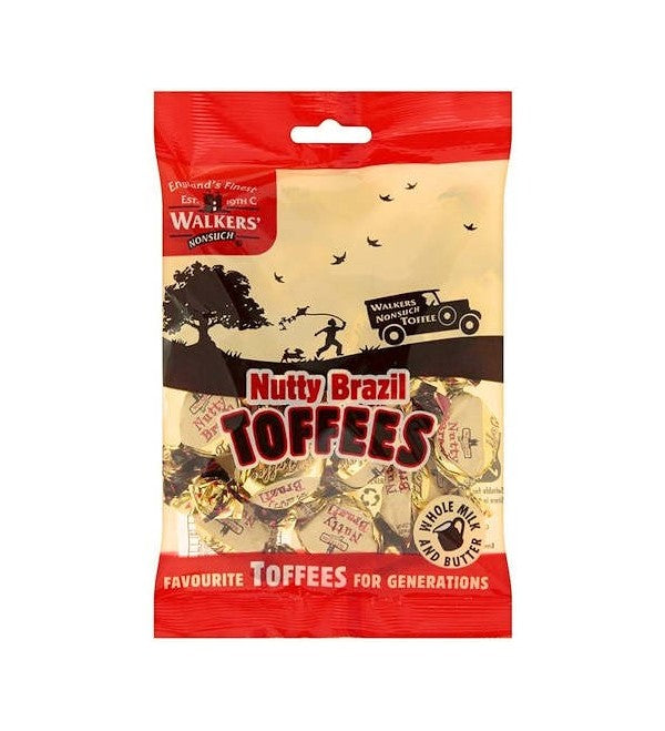 Walkers Nutty Brazil Toffees Bag