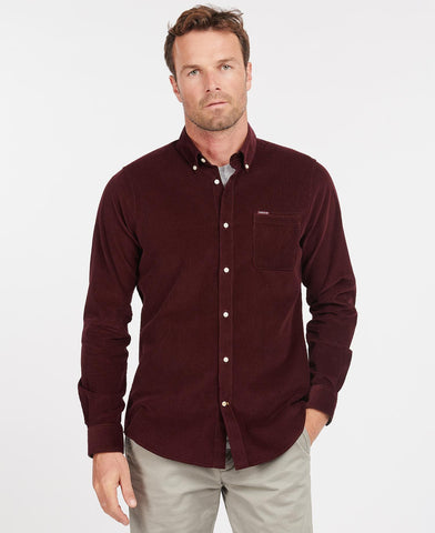 Barbour Ramsey Tailored Shirt - Winter Red