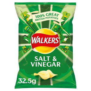 Walker's Salt & Vinegar Crisps - 32.5g