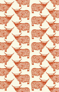 Glen Appin Tea Towel - Cow Repeat